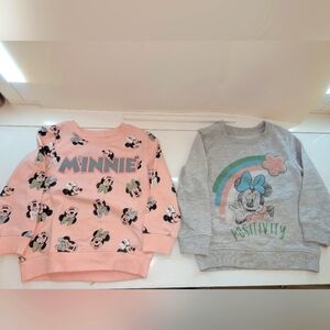 🎀 Minnie Mouse Sweatshirt Set (Size 3T)